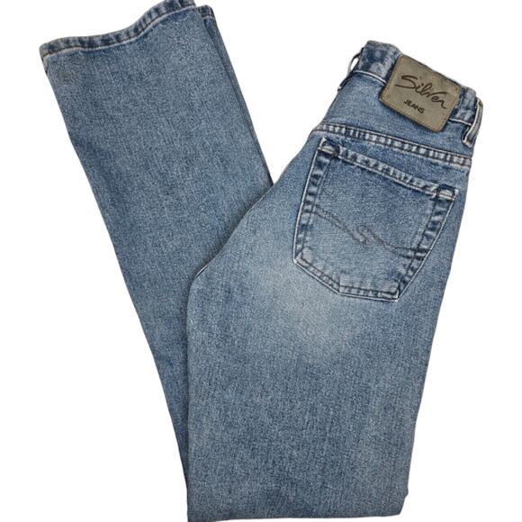 Silver Jeans Frisco High Rise Straight‎ Leg Button Fly Jeans Size 26 - Picture 4 of 13